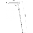 Stufe Kunststoffbelag für Badeleiter BLS2104