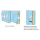 CLAMCLEAT Nylon Sail Cleat 3-6mm (BB) weiß CL281W-100