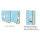 CLAMCLEAT Nylon Sail Cleat 3-6mm (STB) weiß CL283W-10