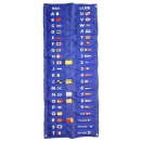 Signalflaggensatz 20x30cm mit Tasche DV98S