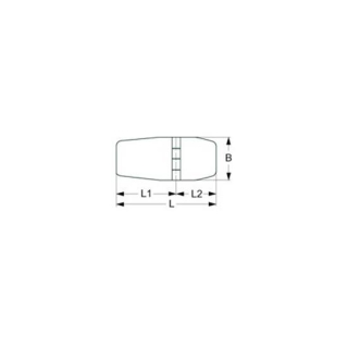 Scharnier AISI316 Feinguss 76x40mm EX1416