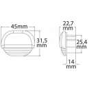 Easy Fit Step Lamp weiß Kst.verchromt HL958126001