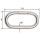Karabinerhaken AISI316 O-Form 60mm VP=10St. KK2560-10