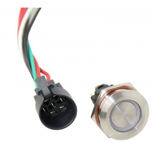 Wasserdichter Taster 22mm LED grün/rot QG04221