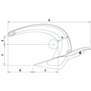 VULCAN Anker verzinkt 4kg RV004