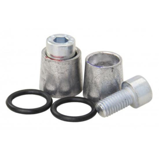 Poladapter Paar M8 Innengewinde 8mm VB10101