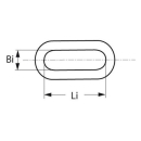 Kette verz. langgliedrig 6mm (DIN5685-C) 50mtr. BSC06-50