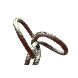 PES Hohlgeflecht "Jackline" 4mm grau GR470492