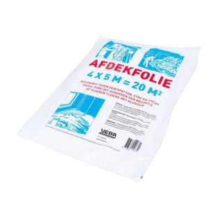 Veba Abdeckfolie transparent 4x5m 35450095