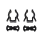 Talamex Paddel Halter schwarz 17-23mm (2) 25227060