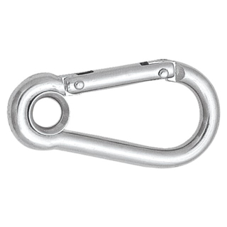 Talamex Karabinerhaken mit Auge und Lock 60mm 74216131