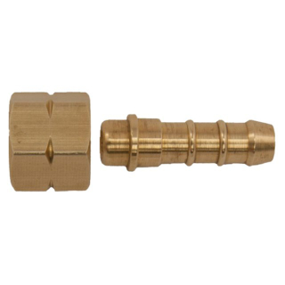 Talamex Drehbare Messingkupplung 1/4” LH-ÜM x 8mm Tülle 90500563