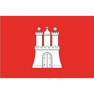 Talamex Flagge SB Hamburg 20x30cm 27374020