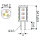 Talamex S-LED 15xSMD-G4 10-30V 1,0W ww 3000K 90lm 14340507