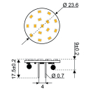 Talamex S-LED 15xSMD-GZ4 10-30V 1,5W ww 2700K 120lm 14340611