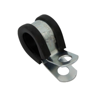 Talamex Edelstahl-P-Clips mit Gummiummantelung (4 Stück im Blister) 90500586