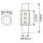 Talamex S-LED 12xSMD-Soffitte 10-30V 0,7W ww 2900K 75lm (in DE nicht lieferbar) 14340529