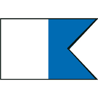 Talamex Flagge SB Signal A 30x36cm 27503301
