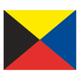 Talamex Flagge SB Signal Z 30x36cm 27503326