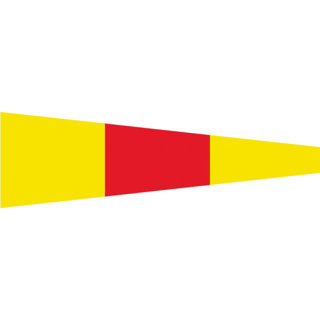 Talamex Flagge SB Signal 0 30x36cm 27503400
