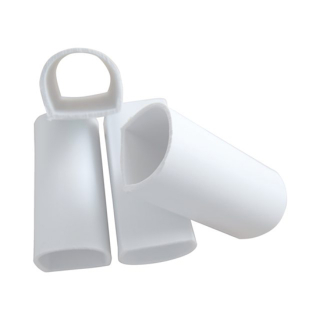 Dockedge Steg-Profilleiste Doppel-D-Profile Verbinder weiß (2 Paar) 79412021