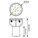Talamex S-LED 15xSMD-BA15s 10-30V 1,5W ww 2700K 120lm (in...