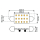 Talamex S-LED 15xSMD-Soffitte 42mm 10-30V 1,2W ww 2700K 120lm (in DE nicht lieferbar) 14340622