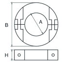 Talamex Wellen-Anode Ringform Zink 30mm 45812030