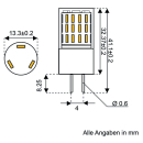 Talamex S-LED 45xSMD-G4 10-30V 2,2W ww 3000K 230lm 14340586