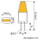Talamex S-LED COB-G4 10-30V 2,5W ww 3000K 240lm 14340588