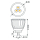 Talamex S-LED SPOT 3xSMD-GU4 10-30V 3,1W ww 2700K 250lm 14340545