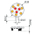 Talamex S-LED 9xSMD-G4 10-30V 1,4/0,5W ww/rot 3000K 80/20lm 14340503