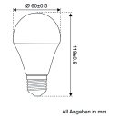 Talamex S-LED, 9xLED 10-36V E27 14340574