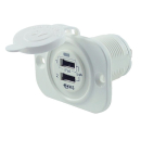 Talamex Adapter 2xUSB 3.4A Flushmount weiß 14504073