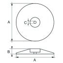 Talamex Ruderblatt-Anode Aluminium 90mm 45830190