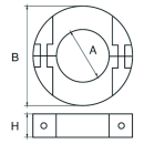 Talamex Wellen-Anode Ringform Aluminium 40mm 45812140
