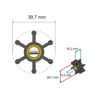 Albinus Premium Impeller Kit PN 06-01-003 17200603