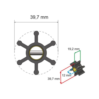 Albinus Premium Impeller Kit PN 06-01-002 17200602