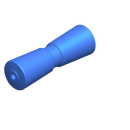 Talamex Kielrolle V-Form Polyurethan 250mm Ø78mm...