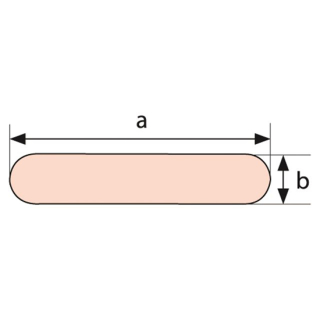 No branding Segellatten Kunststoff 2mx9mm 74900009