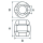 Talamex Wellen-Anode Kugelform Aluminium 35mm 45813035