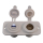 Talamex 2fach Adapter 1xUSB 2.4A/1xStd. weiß 14504075