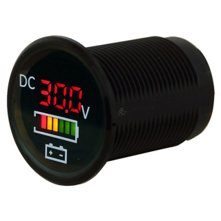 Talamex Voltmeter mit Batterie-Indikator 2.5-30V 14504079