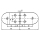 Talamex Scharnier 190x65mm 90° 43804190