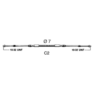 Ultraflex UF Schaltkabel C2 6ft 1,83m 75220206