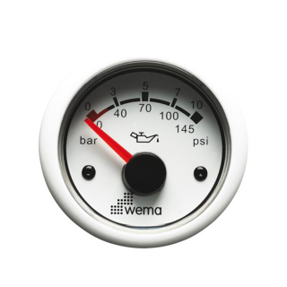 Wema Anzeige Öldruck 10bar weiß 21352048