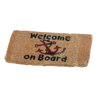 Talamex Kokosmatte Welcome on Board 35x70cm 94325001