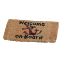 Talamex Kokosmatte Welcome on Board 35x70cm 94325001