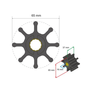 Albinus Premium Impeller Kit PN 06-01-017 17200617