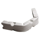Talamex Pontonfender 100x12x7cm flexibel weiß 79411006